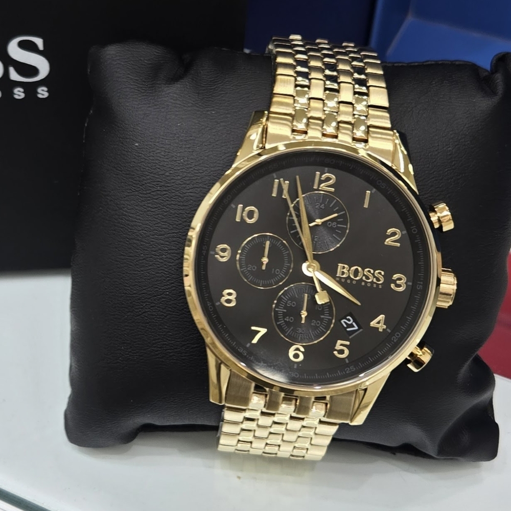 Boss Gold and Black Men's Watch